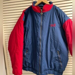 Men’s Vintage 80s 90s Adidas Bomber Jacket Insulated Quilted Size XL
